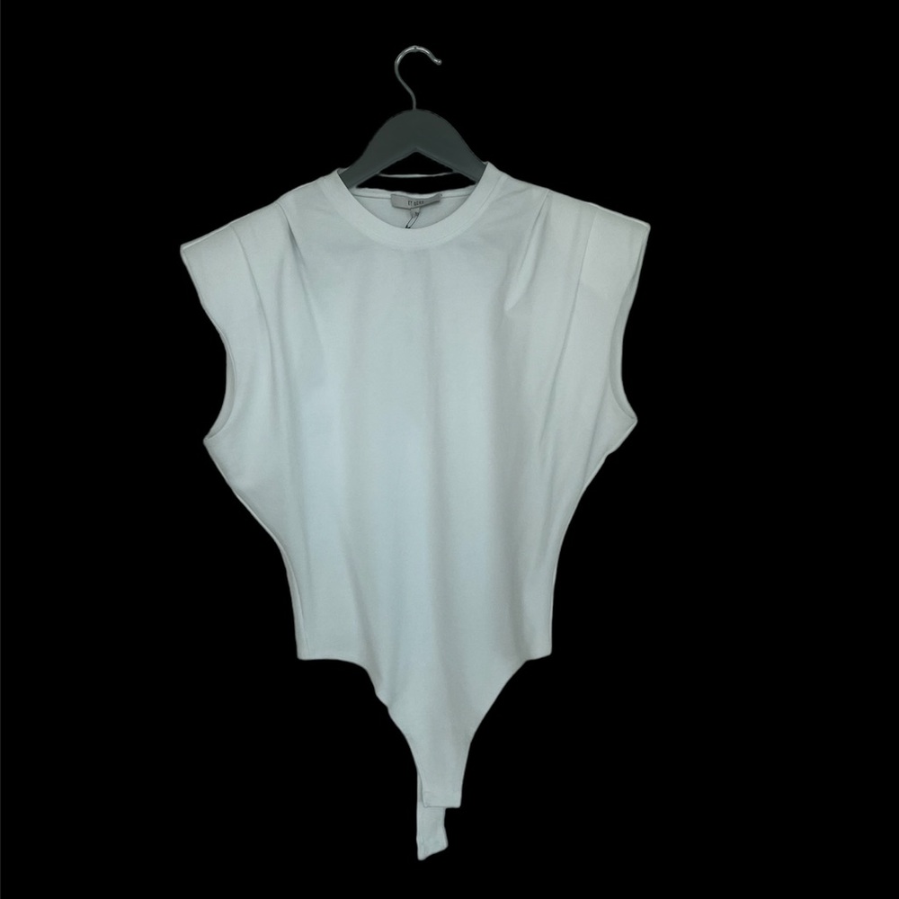 THE MAEVE BODYSUIT - optic white SIZE M NEW
